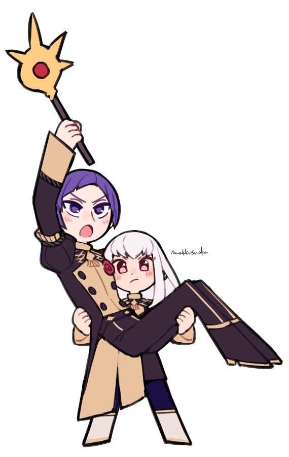 lysithea von ordelia and lorenz hellman gloucester (fire emblem and 1 more) drawn by do_m_kaeru