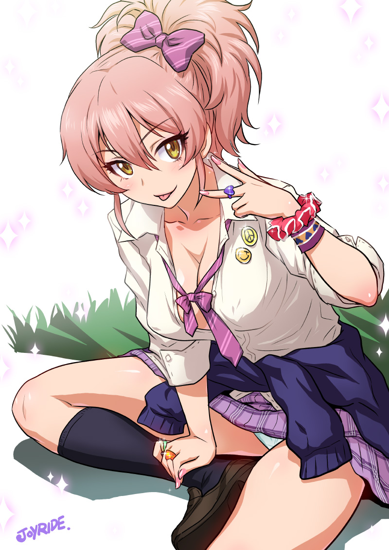 jougasaki mika (idolmaster and 1 more) drawn by joy_ride