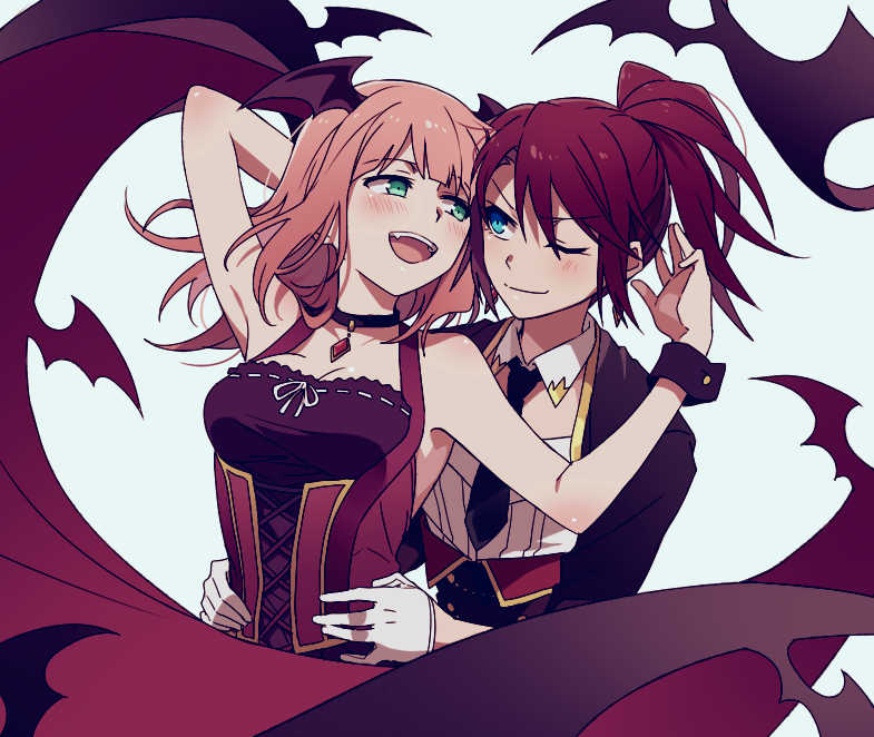 uehara himari and udagawa tomoe (bang dream!) drawn by re_ghotion