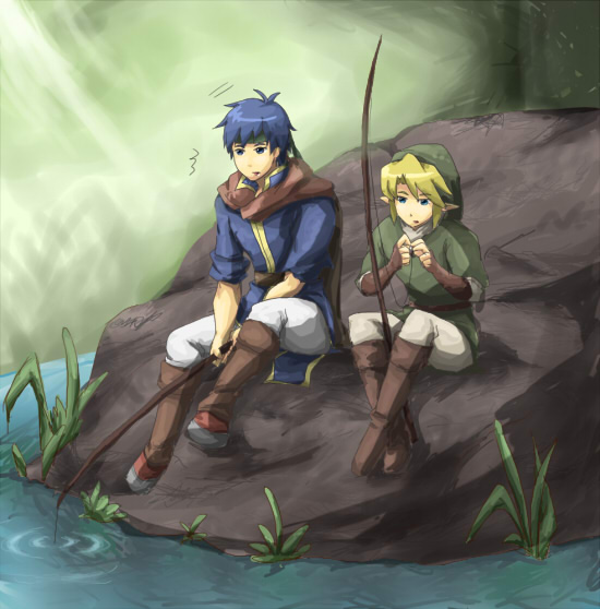 link and ike (fire emblem and 3 more)