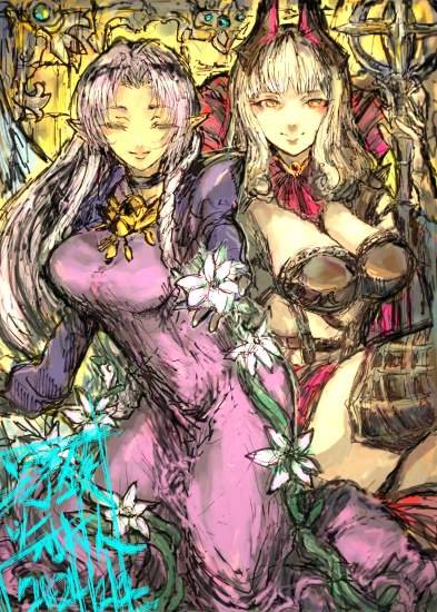 medea, carmilla, and tanaka atsuko (fate and 2 more) drawn by moto_murabito
