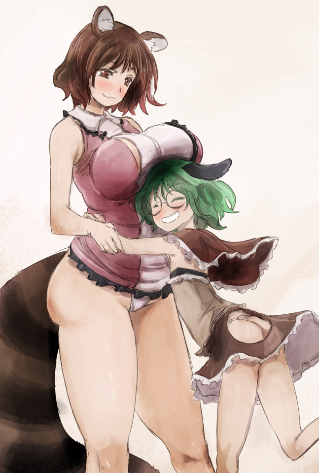 kasodani kyouko and futatsuiwa mamizou (touhou) drawn by yohane