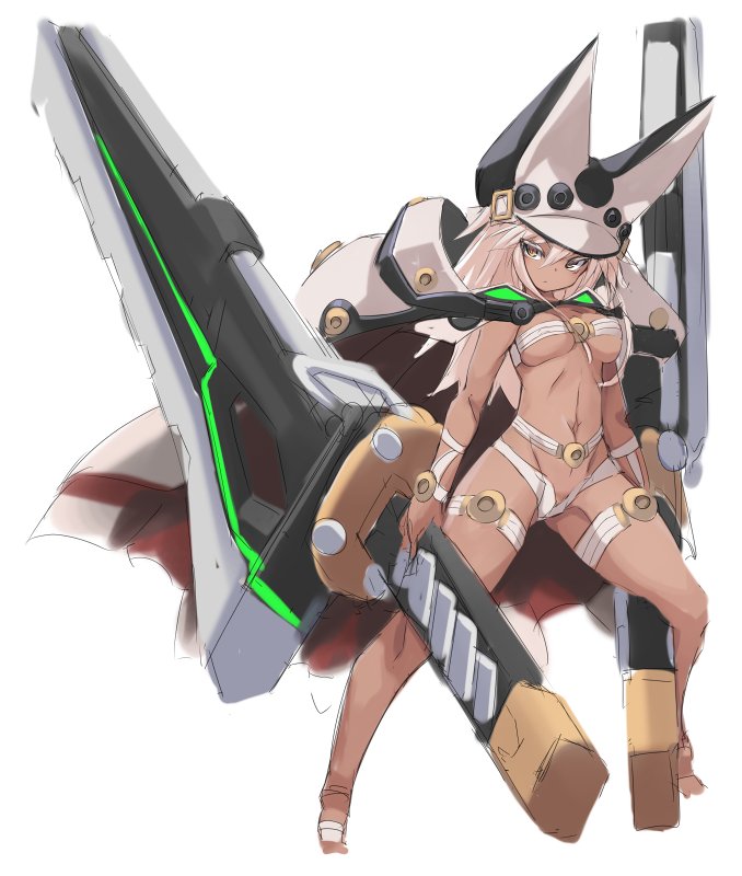 ramlethal valentine (guilty gear and 1 more) drawn by karukan_(monjya)