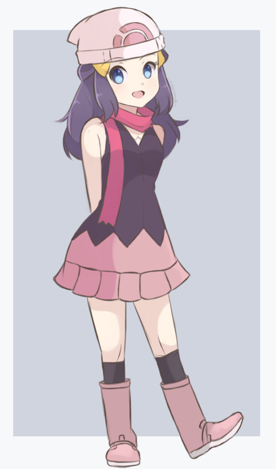 dawn (pokemon and 1 more) drawn by chocomiru