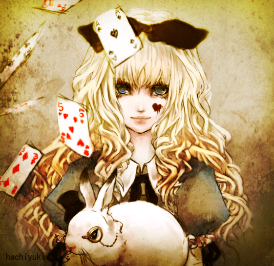 alice (alice's adventures in wonderland) drawn by hachiyuki