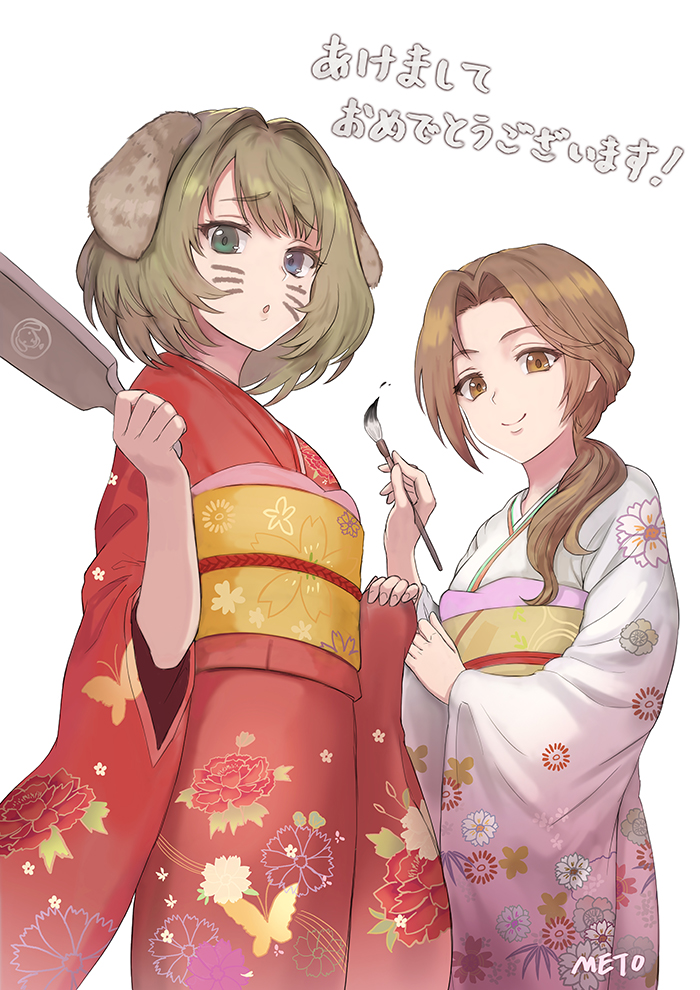 takagaki kaede and kawashima mizuki (idolmaster and 1 more) drawn by meto31