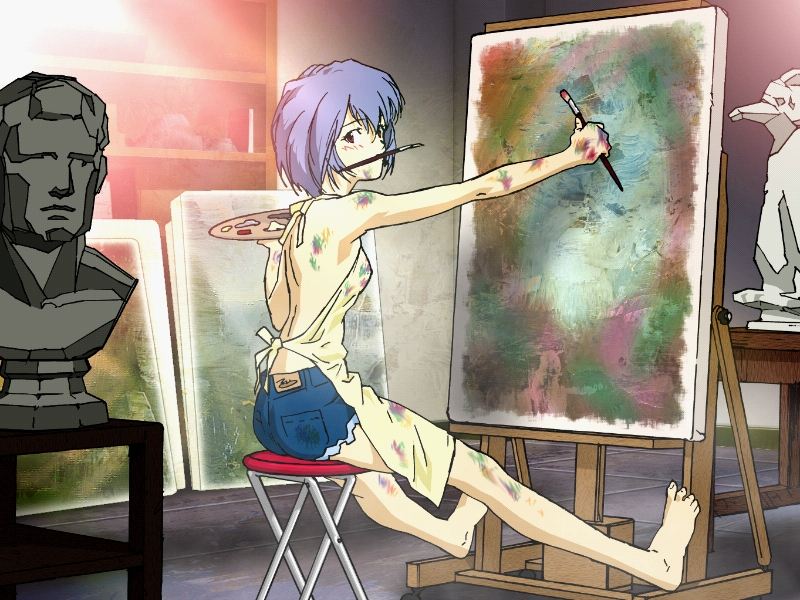 ayanami rei (neon genesis evangelion and 1 more)