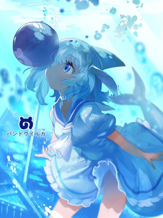common bottlenose dolphin (kemono friends and 1 more) drawn by mizushirazu