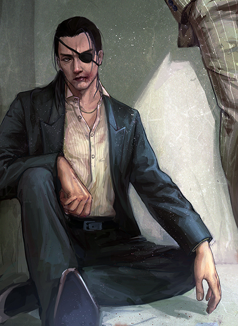 majima goro and sagawa tsukasa (ryuu ga gotoku and 1 more) drawn by waluntin
