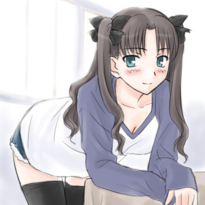 tohsaka rin (fate and 1 more) drawn by boribeya