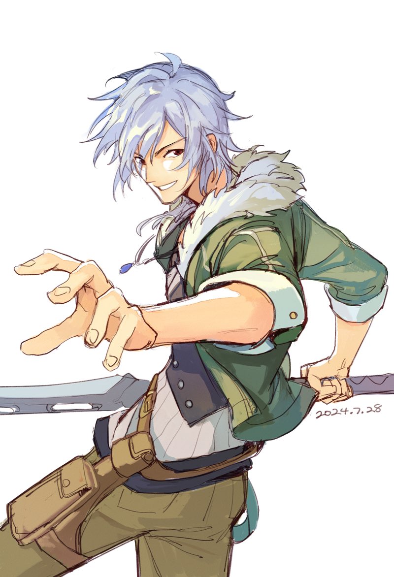 crow armbrust (eiyuu densetsu and 2 more) drawn by feng_you