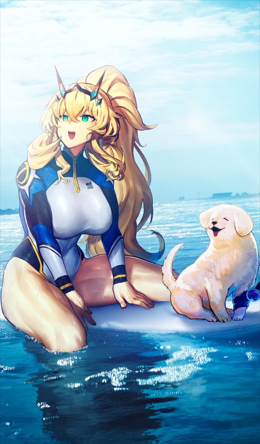 barghest and genpachi (fate and 1 more) drawn by endo_(takolegs) and melon22
