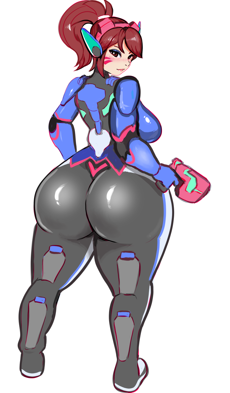 d.va (overwatch and 1 more) drawn by desgardes