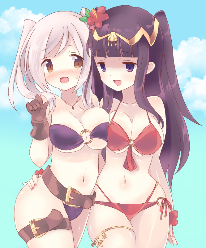 female robin and tharja (fire emblem and 2 more) drawn by teu_(navy)