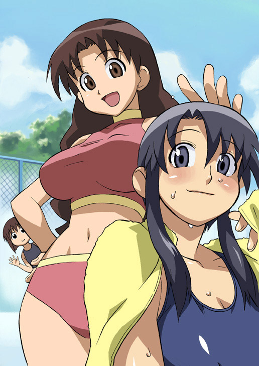 kaori, tanizaki yukari, and kurosawa minamo (azumanga daioh) drawn by cirima