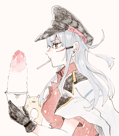 gangut and enemy lifebuoy (kantai collection) drawn by itomugi-kun