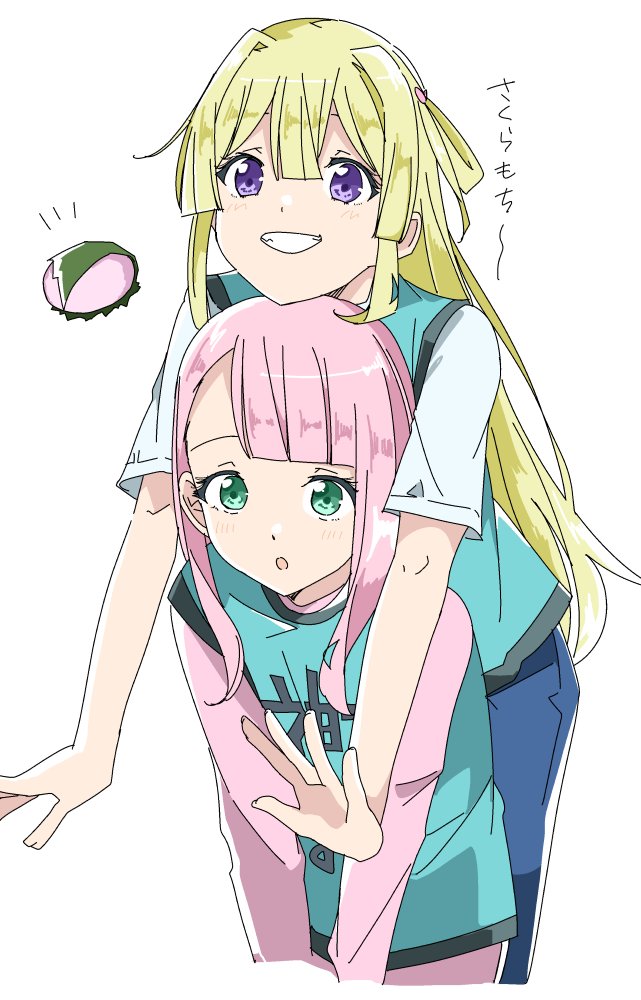 fujima sakura and kamiki mikami (22/7) drawn by trefle_r