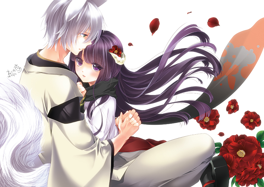 shirakiin ririchiyo and miketsukami soushi (inu x boku ss) drawn by nyankichi