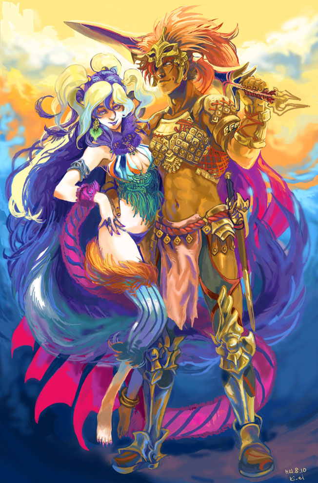 ares and eris (original and 1 more) drawn by ki-ei