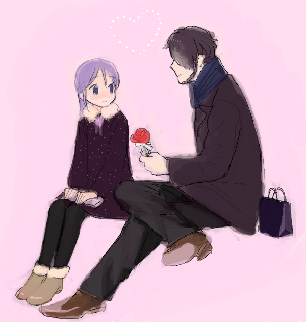 kudou fuyuka and kudou michiya (inazuma eleven) drawn by higebu