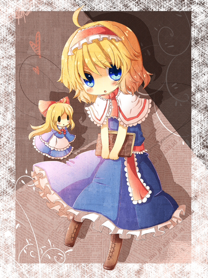 alice margatroid and shanghai doll (touhou) drawn by yuya_(night_lily)