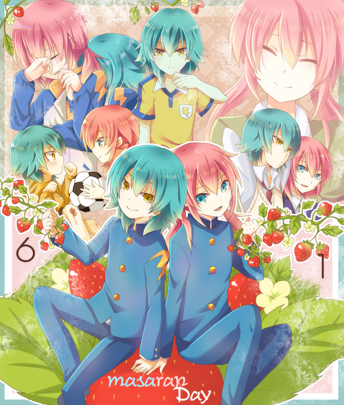 kirino ranmaru and kariya masaki (inazuma eleven and 1 more) drawn by yuzuki000