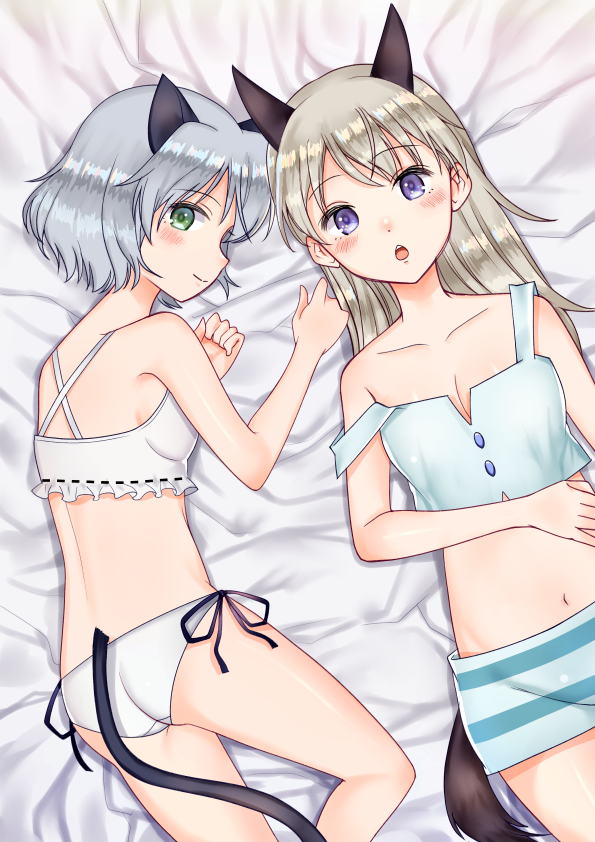 sanya v. litvyak and eila ilmatar juutilainen (world witches series and 1 more) drawn by sayama_(chiwan0830)