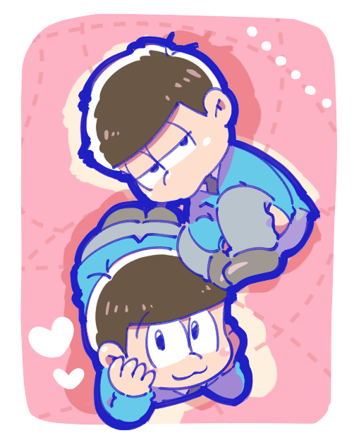 matsuno ichimatsu and matsuno todomatsu (osomatsu and 2 more) drawn by keriage