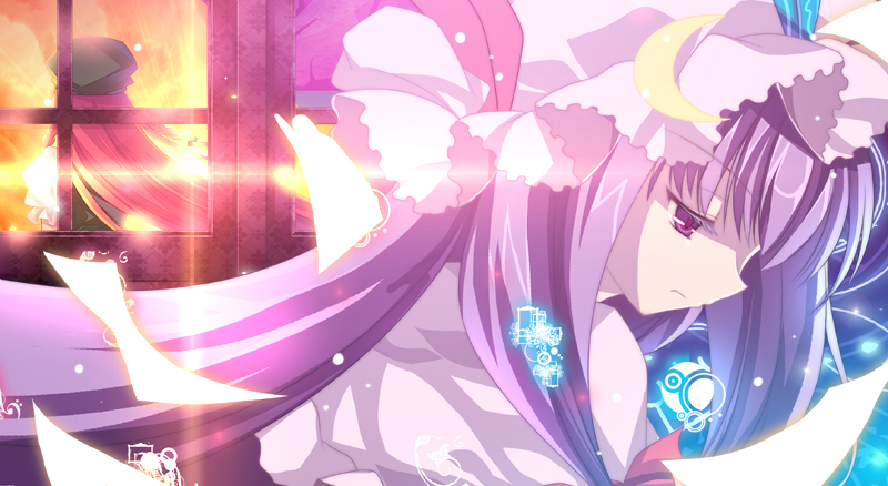patchouli knowledge and hong meiling (touhou) drawn by capura_lin