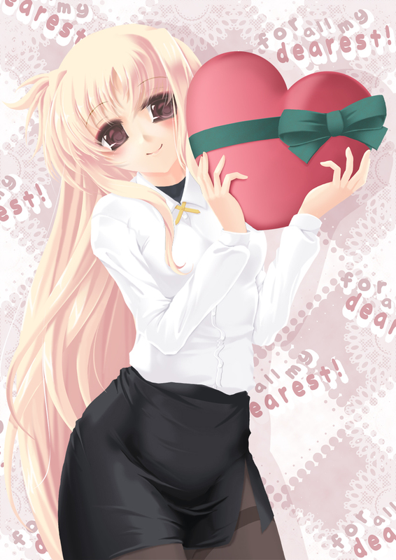 fate testarossa (lyrical nanoha and 1 more) drawn by frapowa