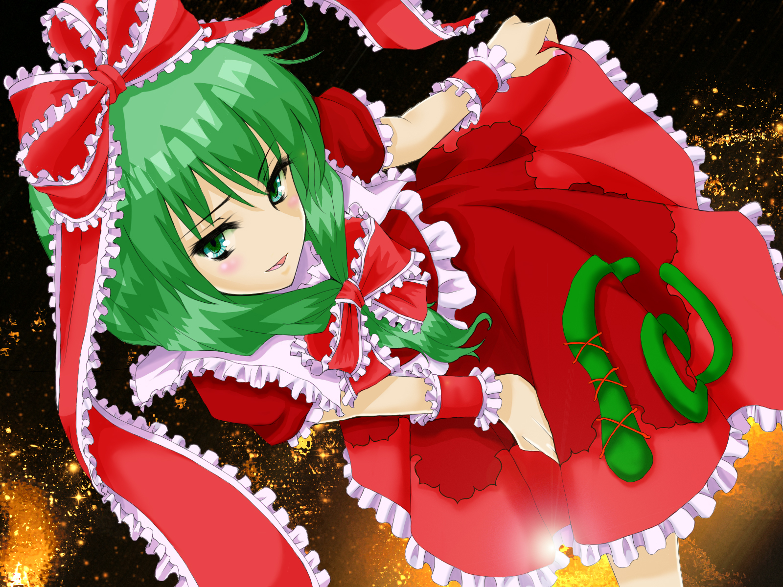 Kagiyama Hina Touhou Drawn By Chirio Philmorekingdom And Mikage Kirino Danbooru