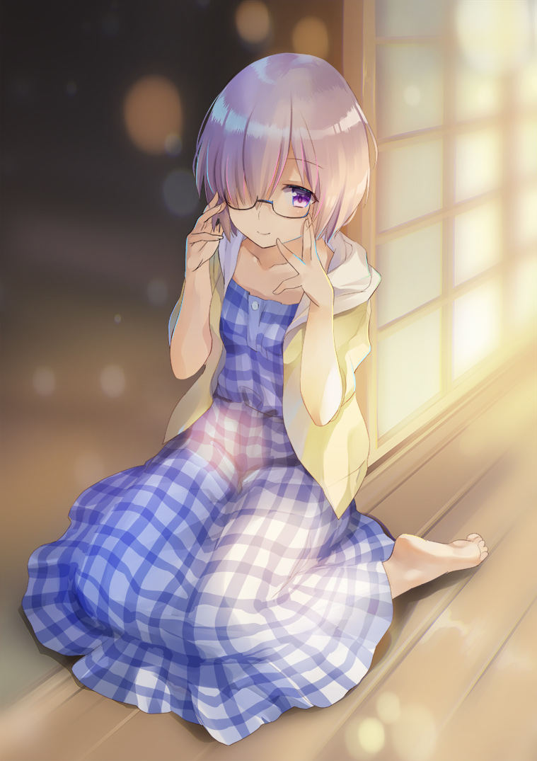mash kyrielight (fate and 1 more) drawn by naruse_chisato