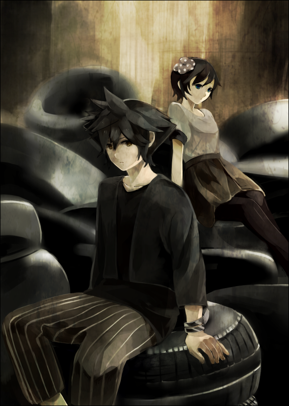 xion and vanitas (kingdom hearts and 2 more) drawn by sana423
