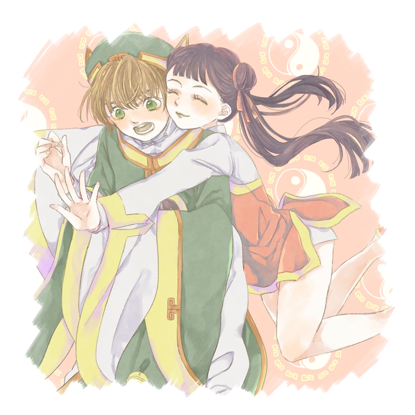 li syaoran and li meiling (cardcaptor sakura) drawn by mymtx