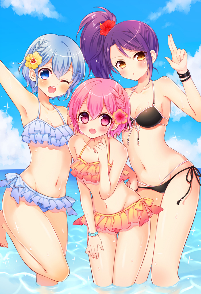 reona west, dorothy west, and toudou shion (pretty series and 1 more) drawn by mitsuba_choco