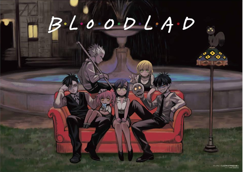 yanagi fuyumi, bell hydra, vlad charlie staz, wolf, vlad t. liz, and 2 more (blood lad and 1 more) drawn by kodama_yuuki