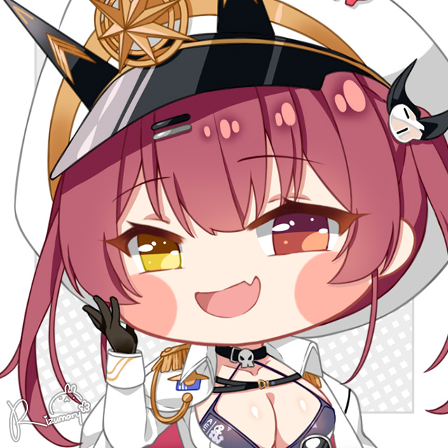 houshou marine and mast (hololive and 1 more) drawn by fpsmoe