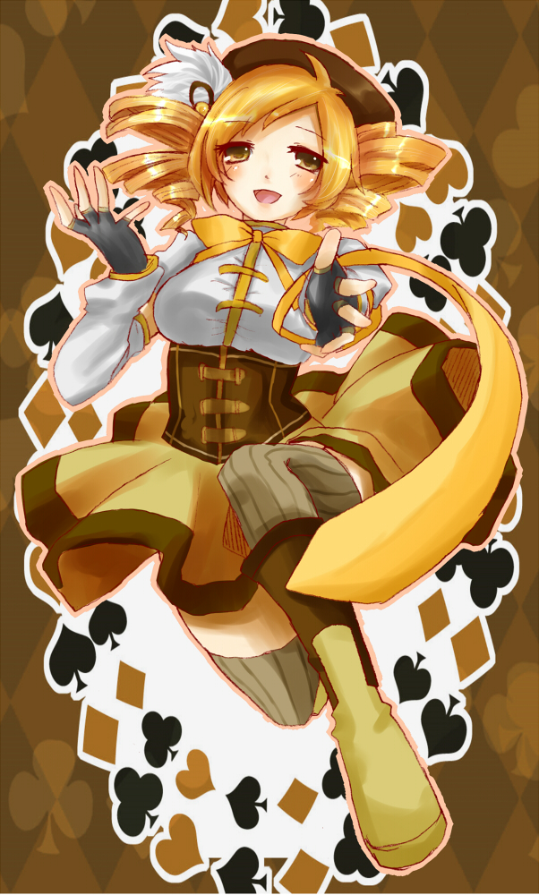 tomoe mami (mahou shoujo madoka magica) drawn by dollysmile