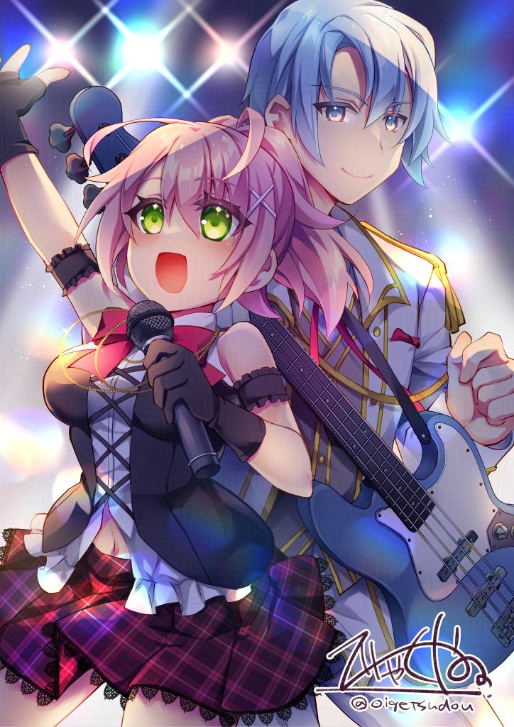 juna crawford and kurt vander (eiyuu densetsu and 2 more) drawn by oigetsudou_(byakuya_yuu)