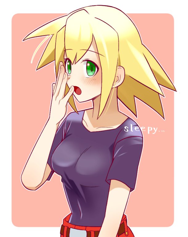 roll caskett (mega man and 1 more) drawn by rikka_(user_hruv2435)