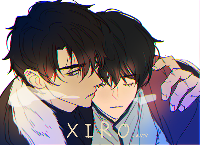 kim dokja and yoo joonghyuk (omniscient reader's viewpoint) drawn by xiro