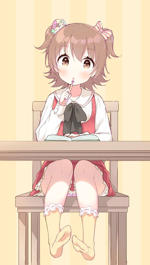 akagi miria (idolmaster and 1 more) drawn by yazawa_oke