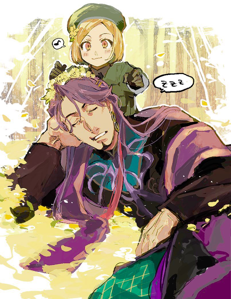 paul bunyan and duryodhana (fate and 1 more) drawn by margot_431