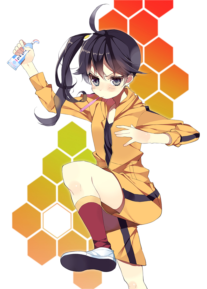 araragi karen (monogatari and 1 more) drawn by koba