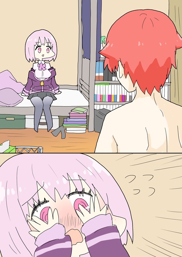 shinjou akane and hibiki yuuta (gridman universe and 1 more) drawn by ashitaba_tomorou