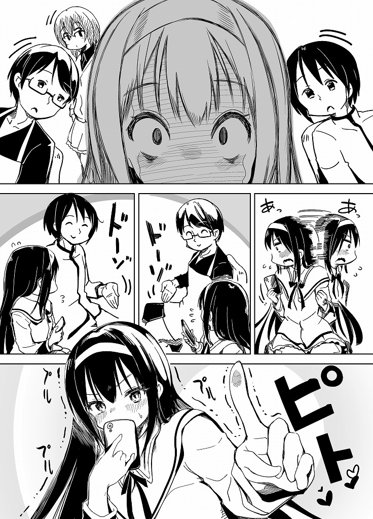 akemi homura, kaname tomohisa, and saotome kazuko (mahou shoujo madoka magica) drawn by thekakugari