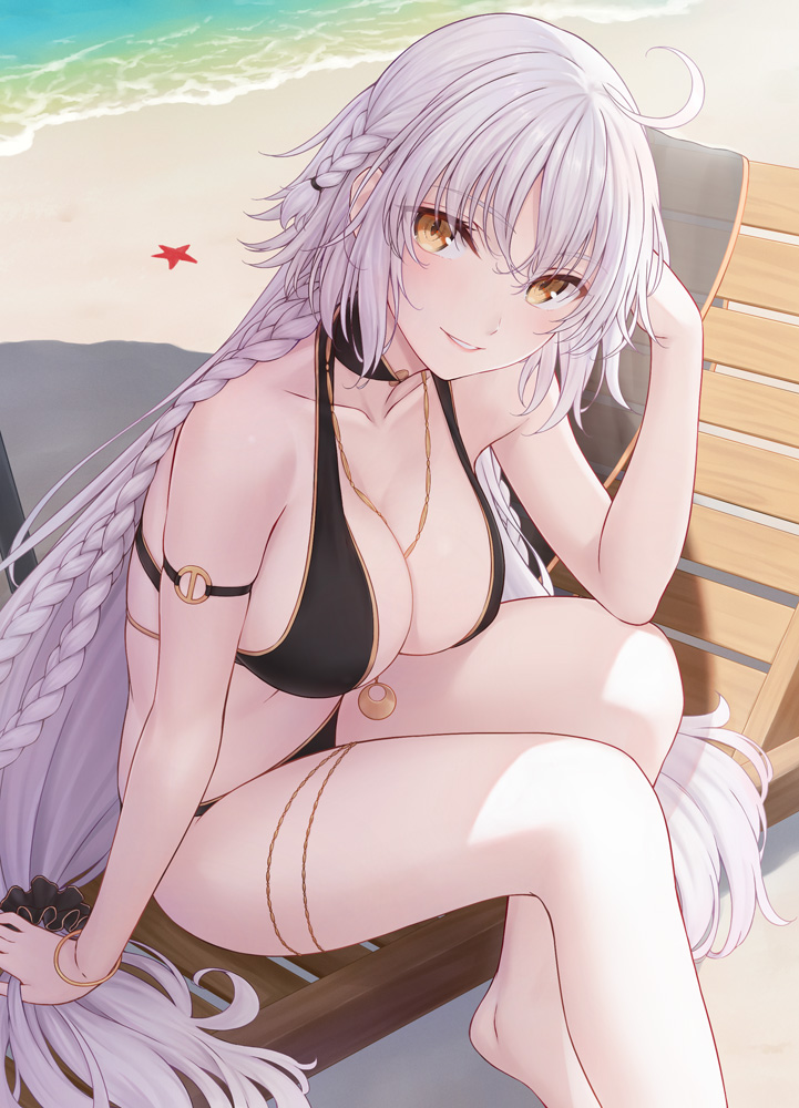 jeanne d'arc alter (fate and 1 more) drawn by nananichi