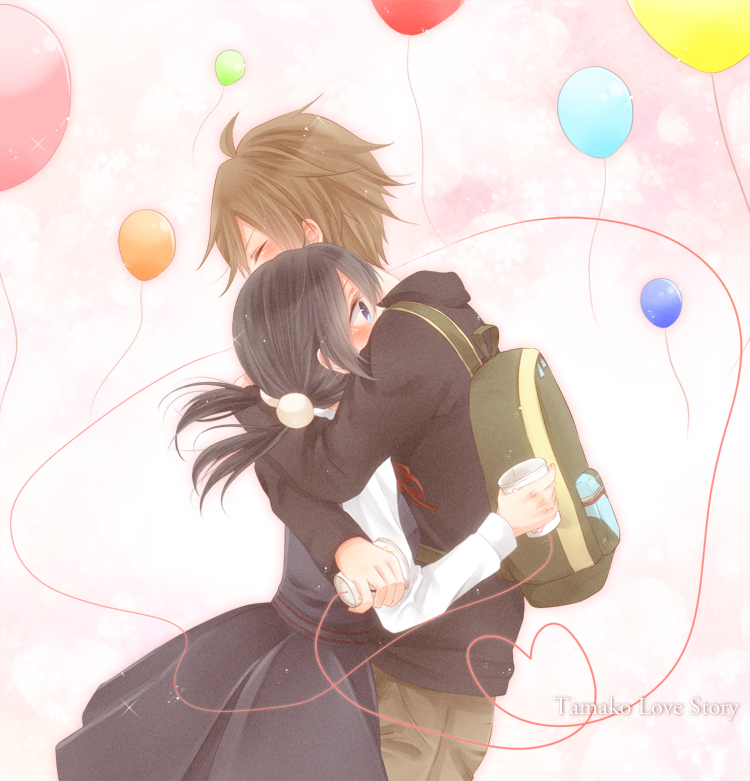 kitashirakawa tamako and ooji mochizou (tamako market and 1 more) drawn by mokoma