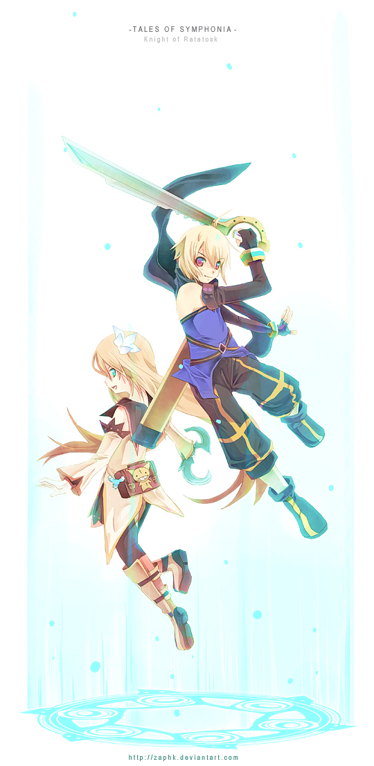 marta lualdi and emil castagnier (tales of and 2 more) drawn by zaphk