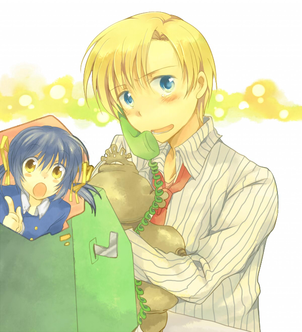 sunohara youhei and sunohara mei (clannad) drawn by takana_(nanao)